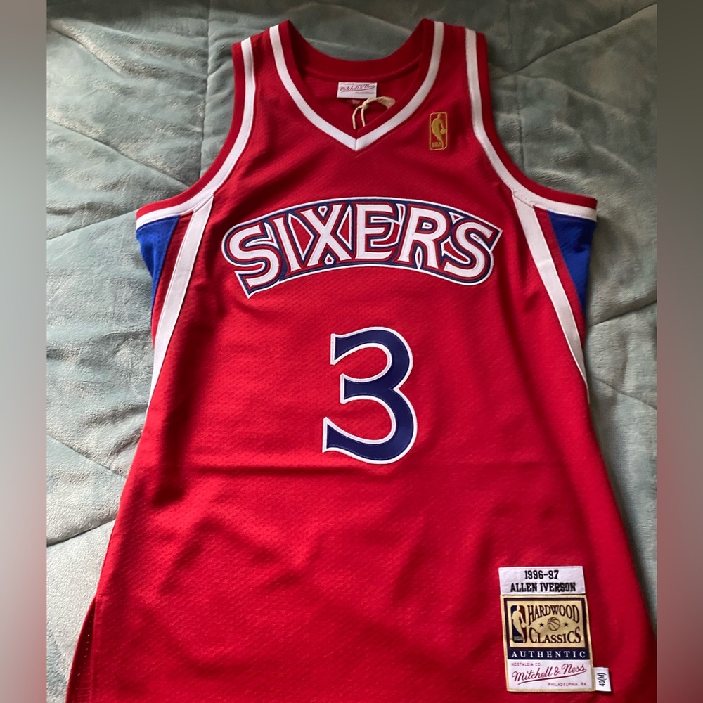 Men’s Stitched Allen Iverson Jersey